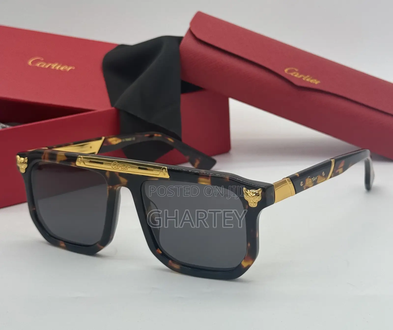 Classic Designer Cartier Sunglasses || 6 Samples Displayed