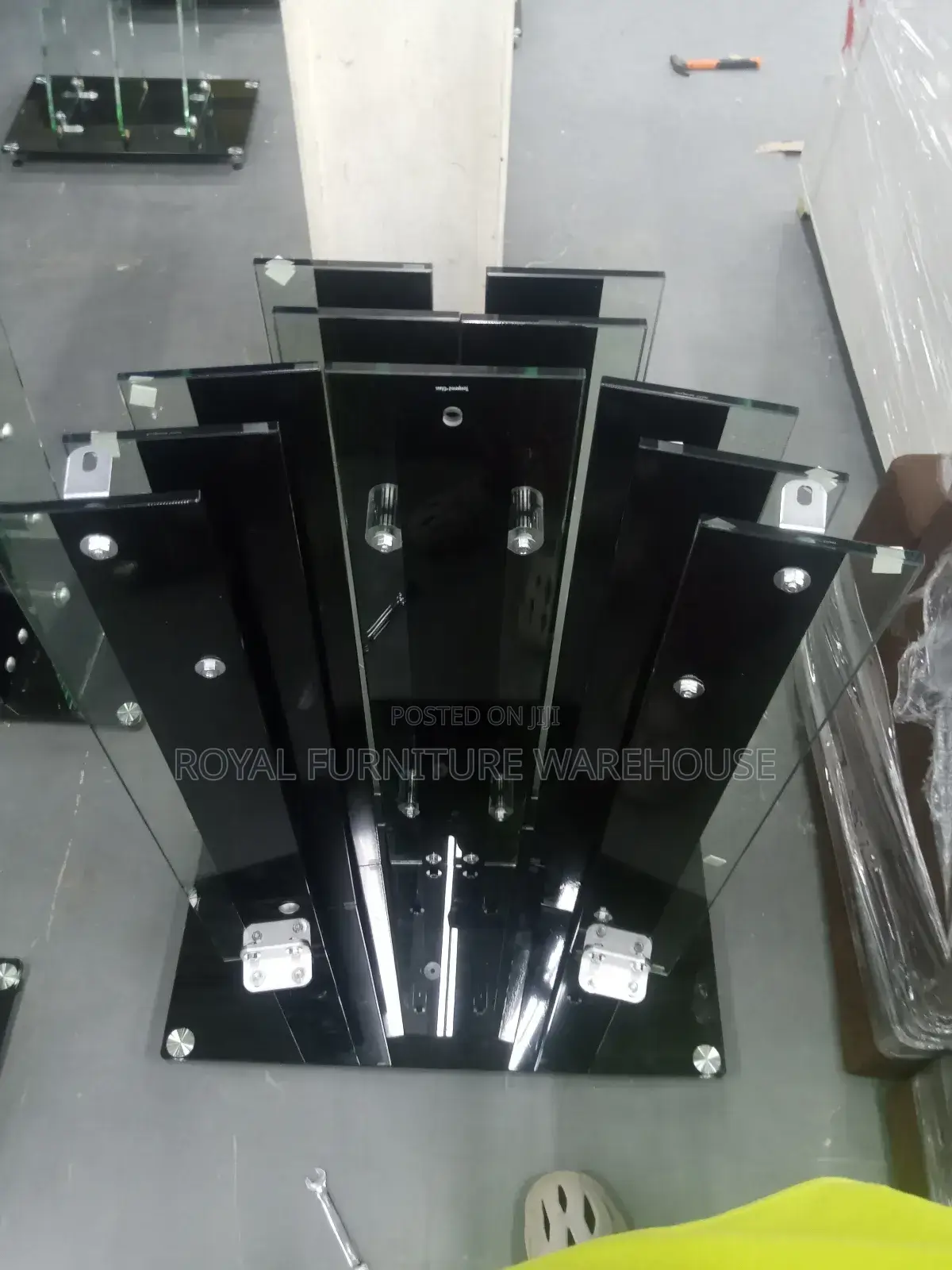 Heavy Tempered Glass Preaching Pulpit Stand for Church