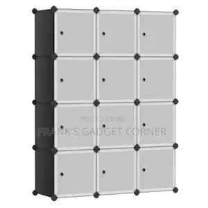 12 Cubes Plastic Wardrobe