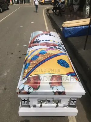 Casket Wrapping , Casket Customization Both Image on Coffin
