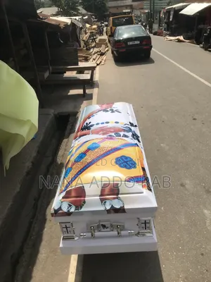 Casket Wrapping , Casket Customization Both Image on Coffin
