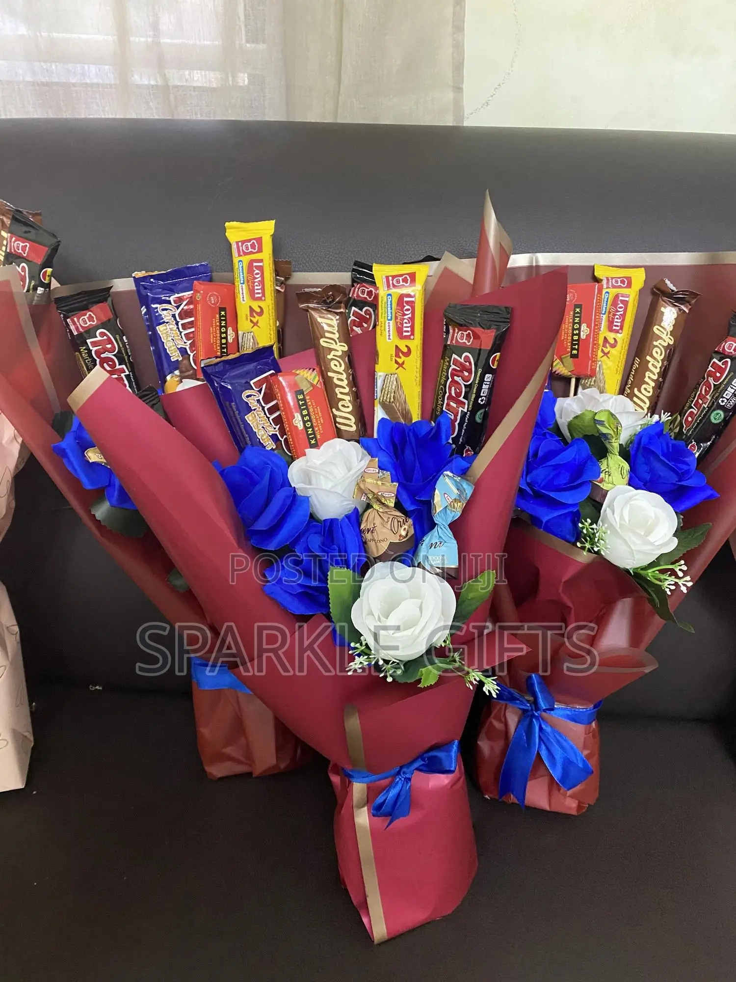 Kids Flower Bouquet, Chocolate, Birthday, Graduation, Gift
