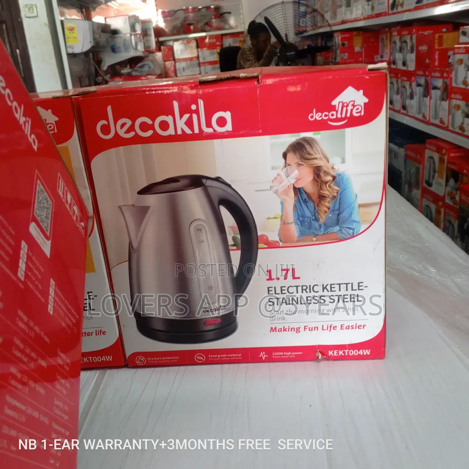 Likable Decakila 1.8l Decakila Kettle