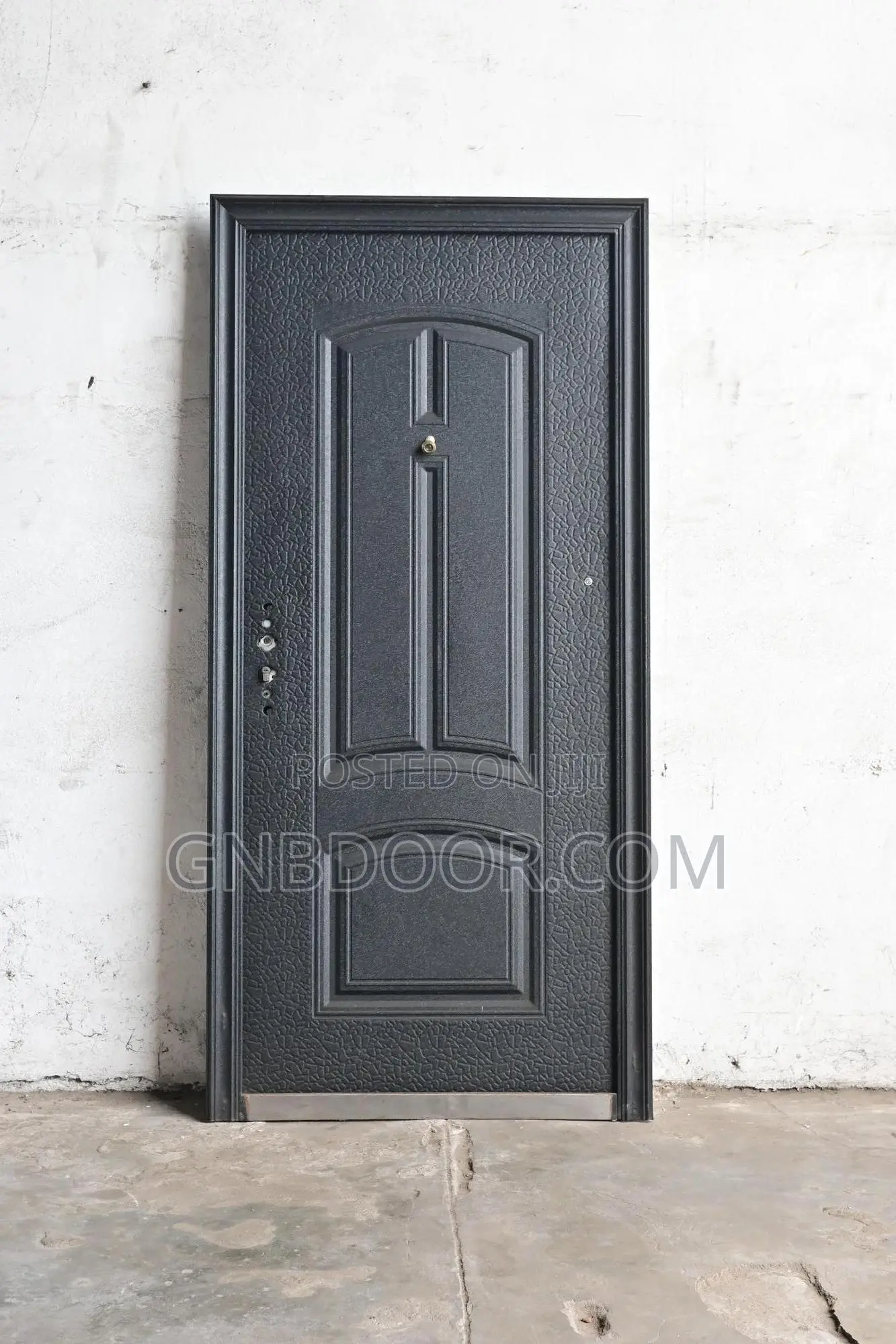 G507b H Design Metal Door Black Color