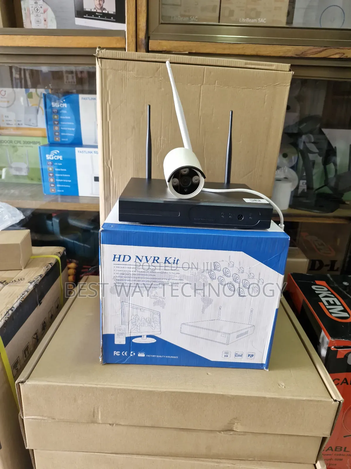 8ch Wifi Complete 5mp With Audio Infared
