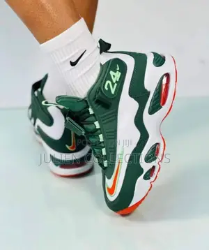 Nike Air Max Griffey 24 Green White and Orange
