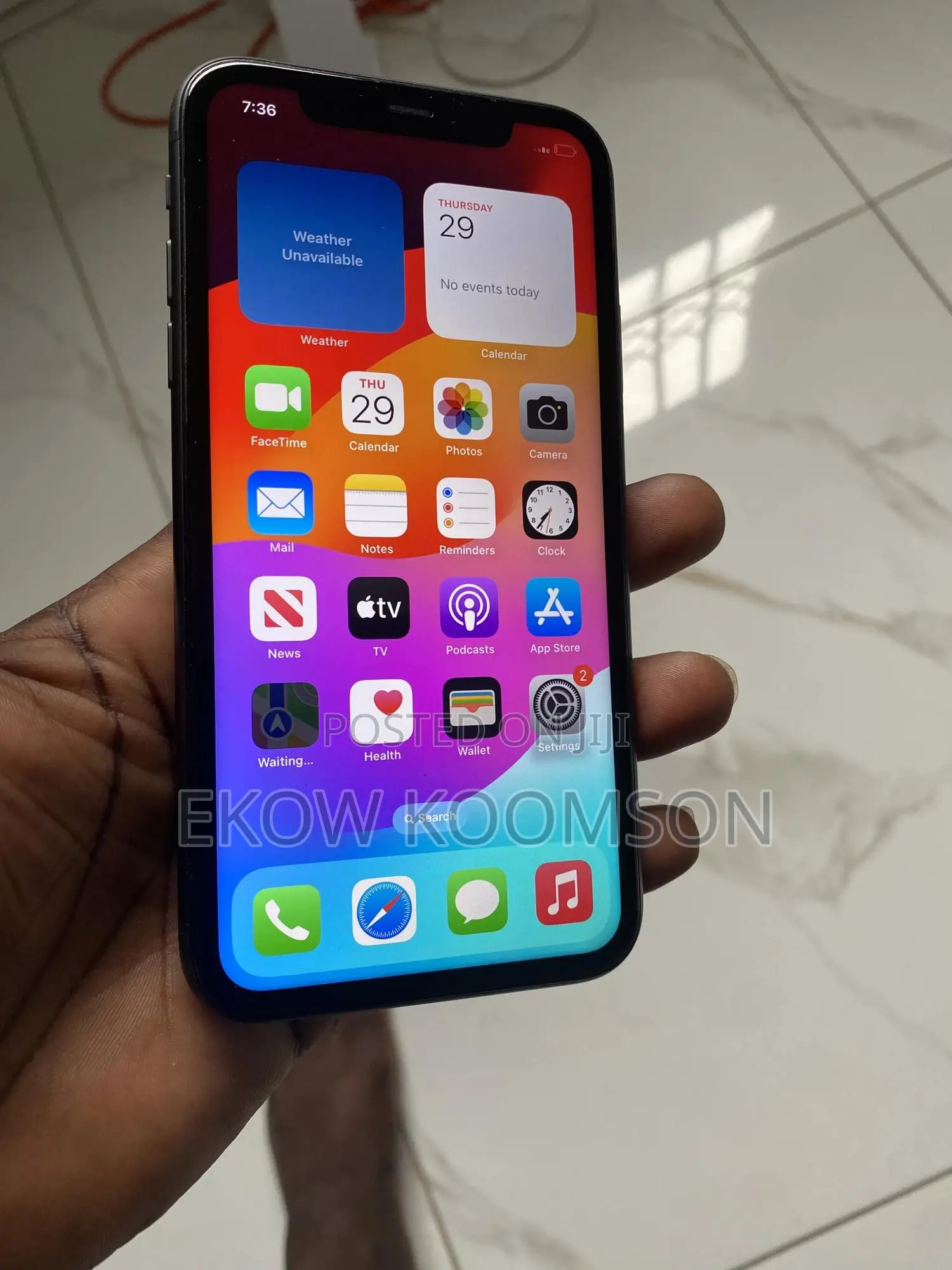 Apple iPhone 11 64 GB Black