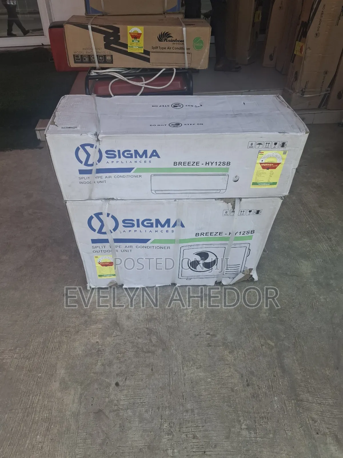 Energy Guide Sigma Air Conditioning Split Type Available