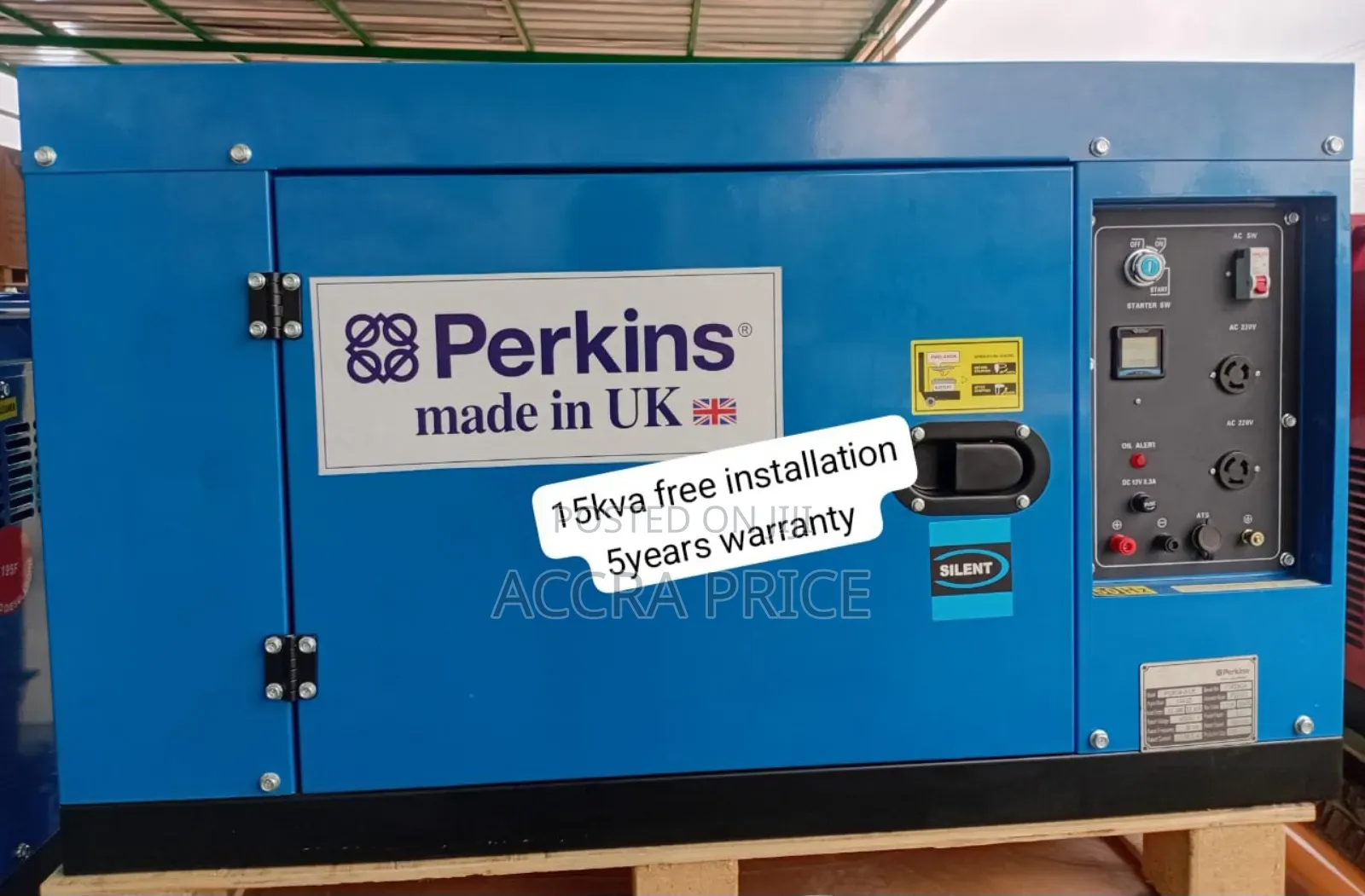 Power Your World Perkins 18kva Diesel Generator 16500w