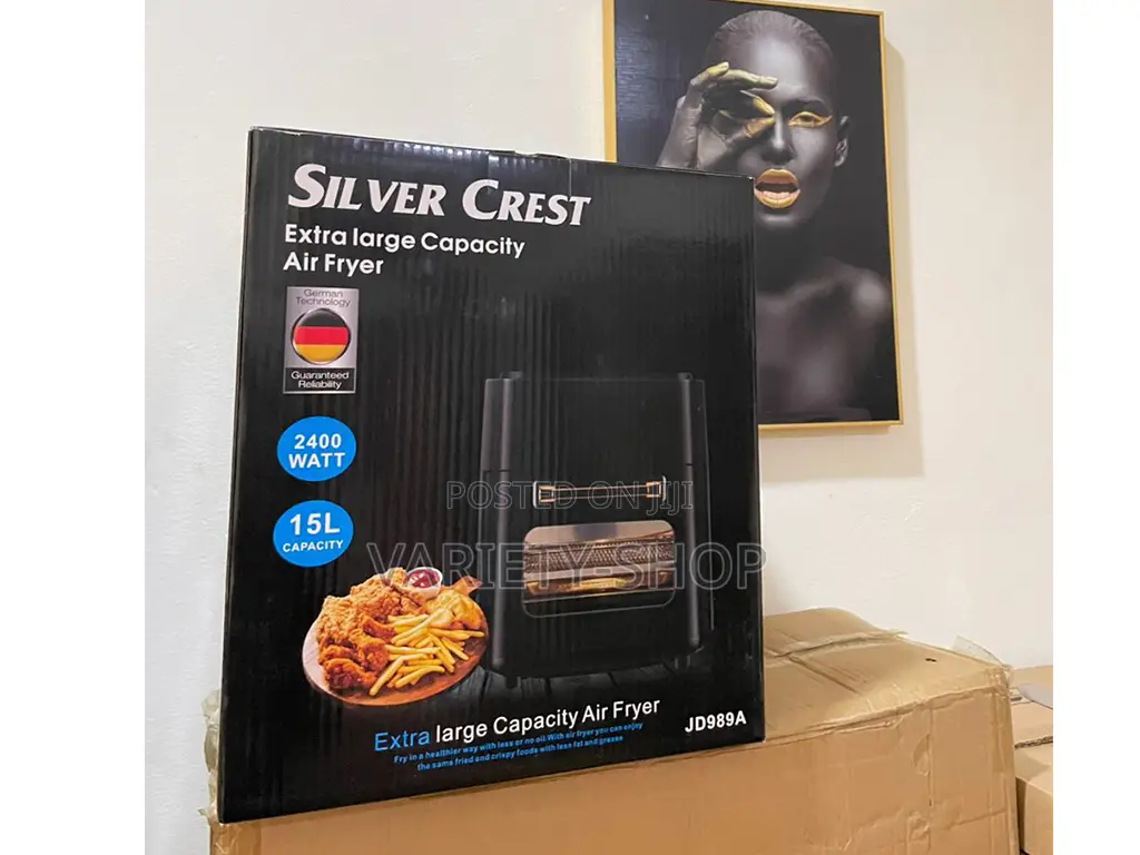 15l Air Fryer Black Color Available