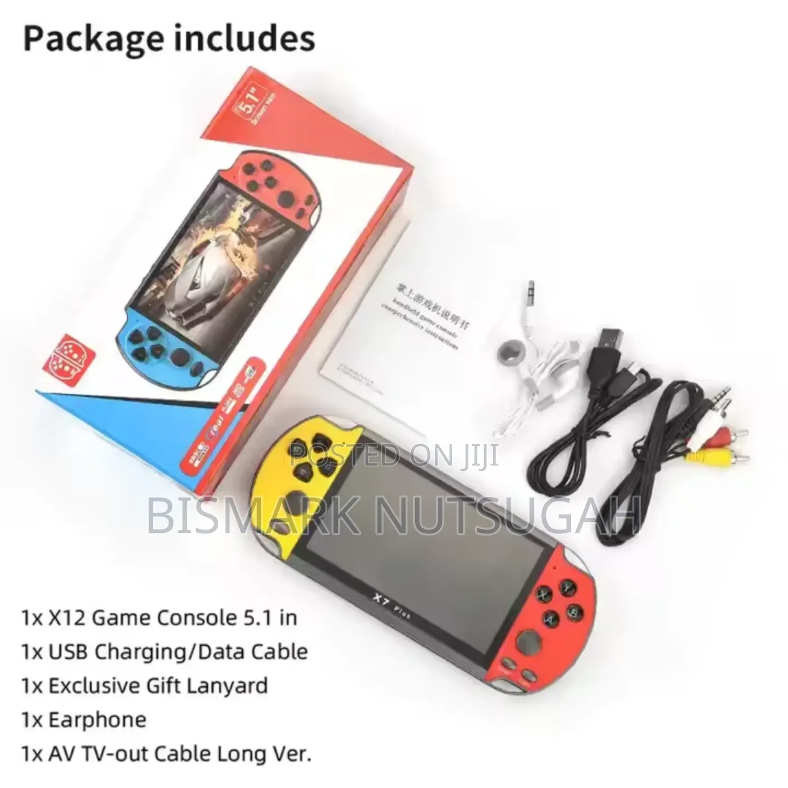 X7 Mp5 Video Games Console Player