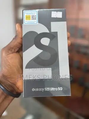 New Samsung Galaxy S21 Ultra 5G 256 GB Black
