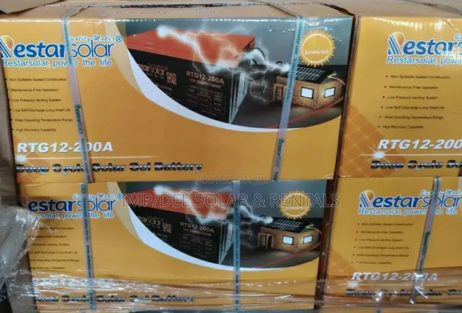 200ah 12v Solar Battery Gel Battery