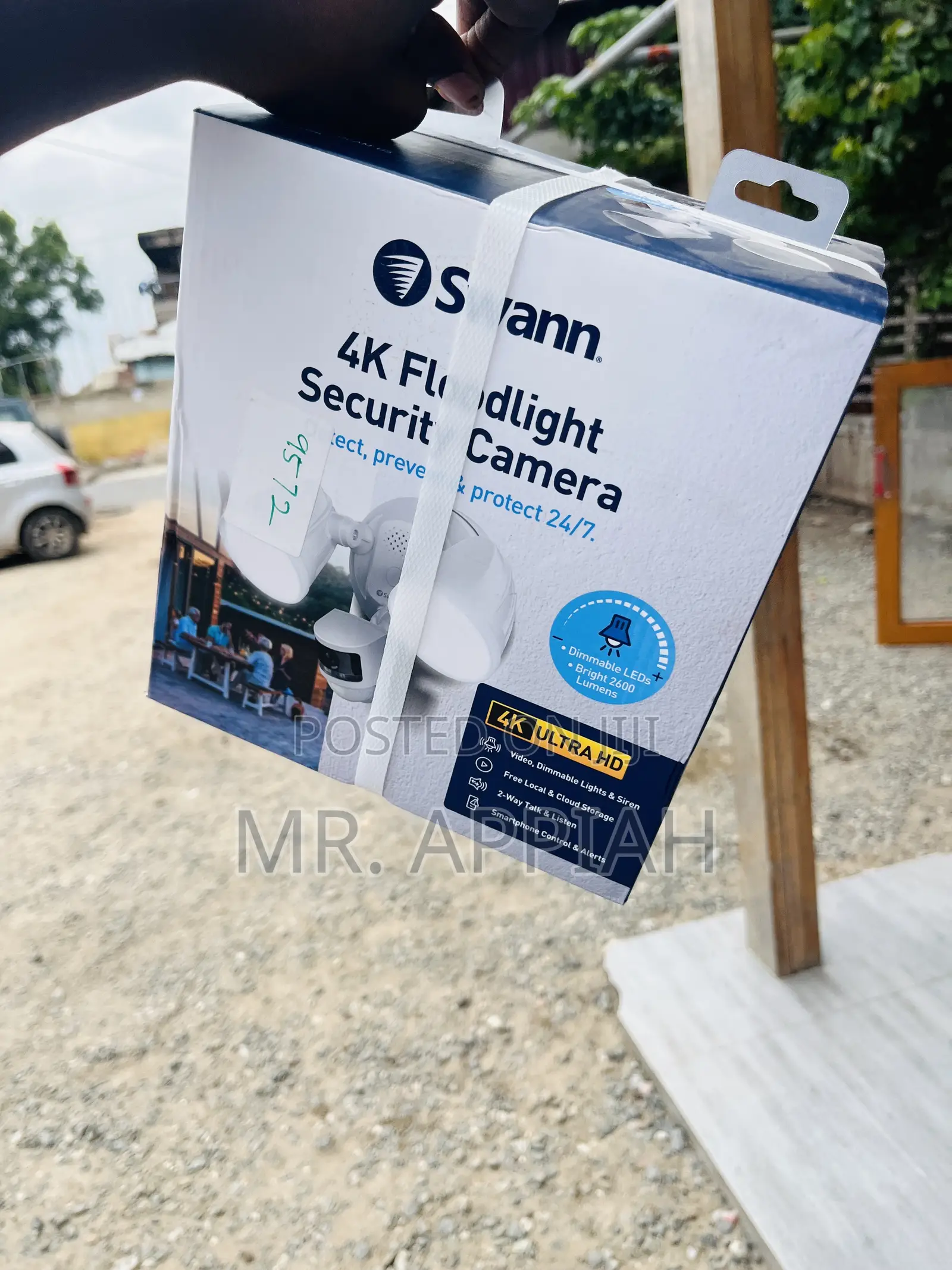 Original Swann Ultra Hd Floodlight Security Camera,White