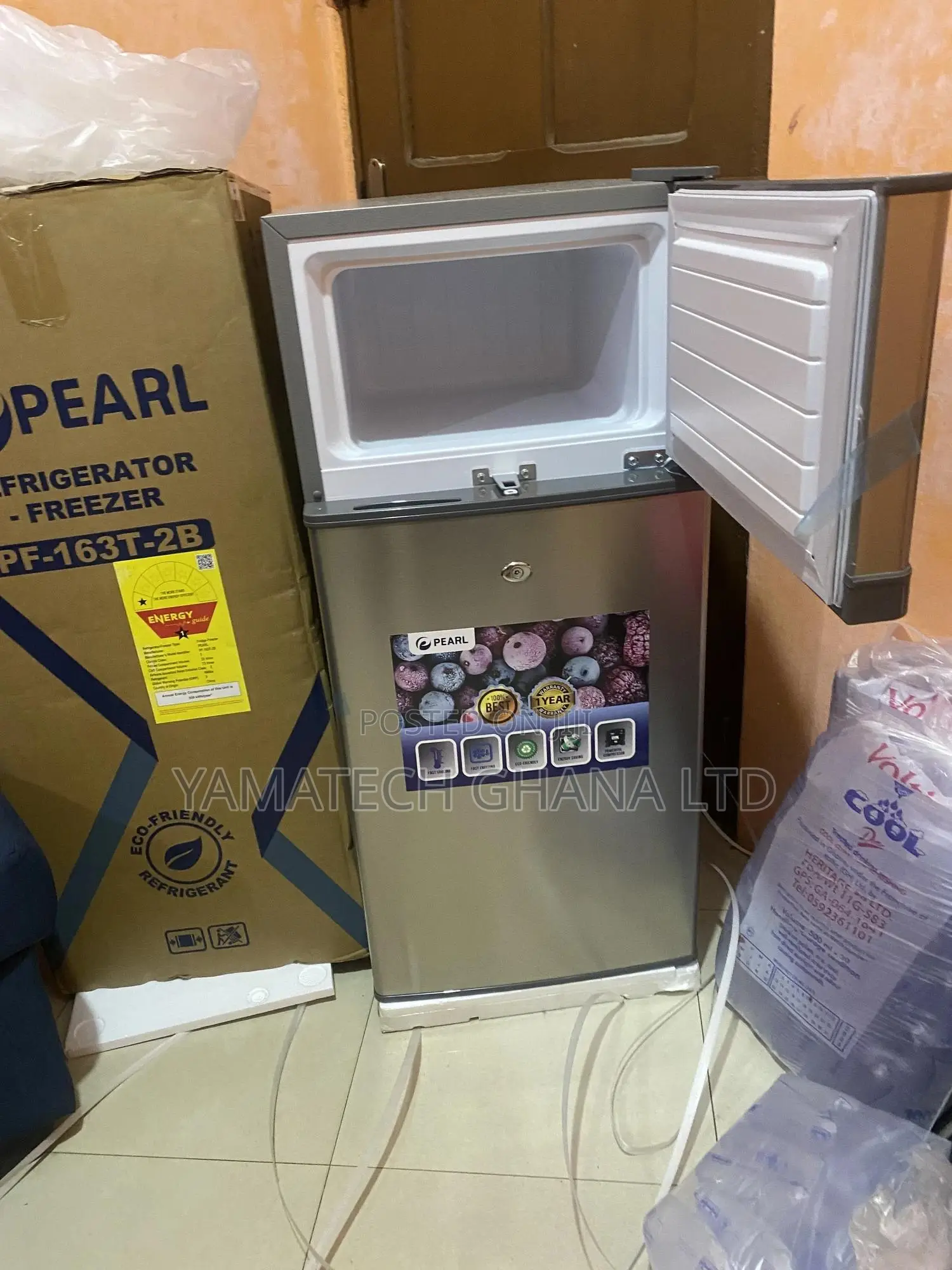 Original Pearl 95 Litre Double Door Fridge With Top Freezer