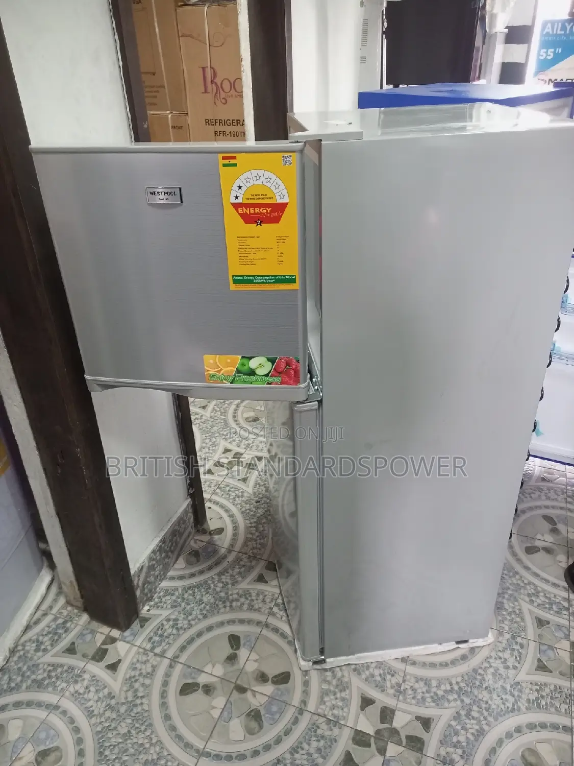 Perfect for Daily Use Fridge Freezer 138liters Westpool