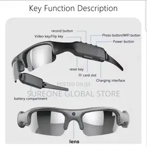 Camera Glasses Video Sunglasses Wifi 1080p