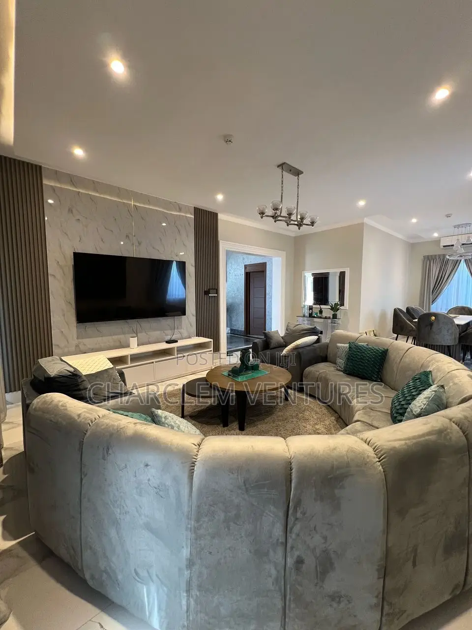 Furnished 4bdrm Townhouse / Terrace in Charclem Ventures, Dzorwulu