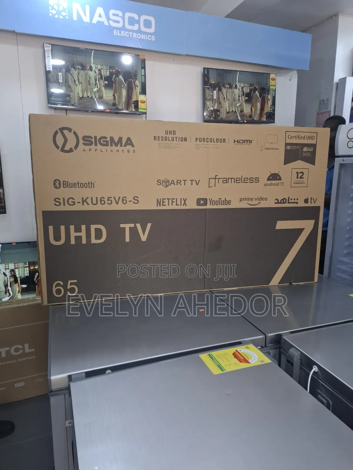 Quality Sigma 65 Inches Smart Tv Uhd Android Available