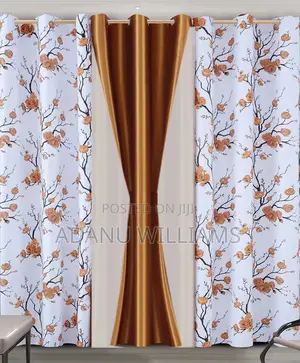Luxury 3 Set of Curtains ( Available in Different Colors)
