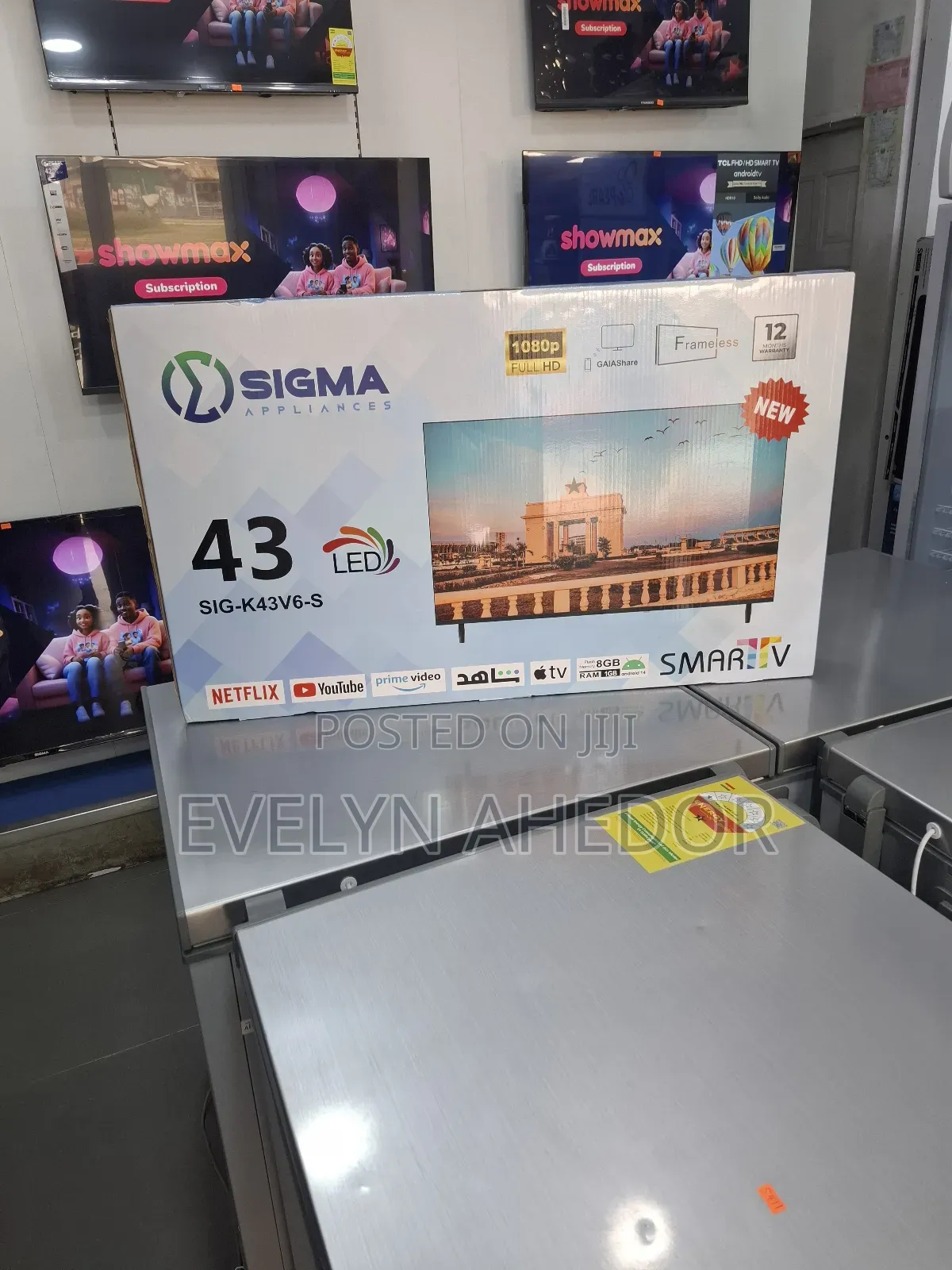 Ssigma Android 43 Inches Smart Tv Available