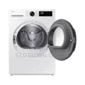 Samsung 8kg Heat Pump Black Washing Machine With Child Lock