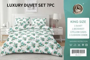 Premium Quality 100% Cotton 7pcs Duvets Set Available