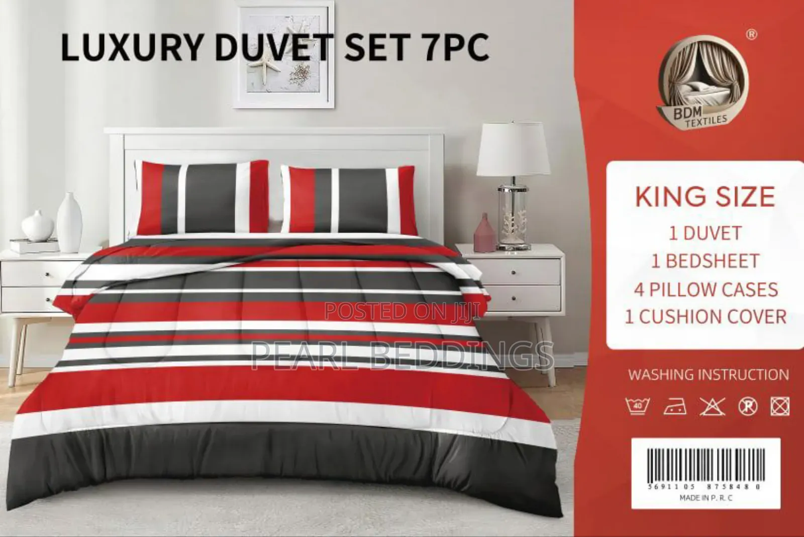 Premium Quality 100% Cotton 7pcs Duvets Set Available