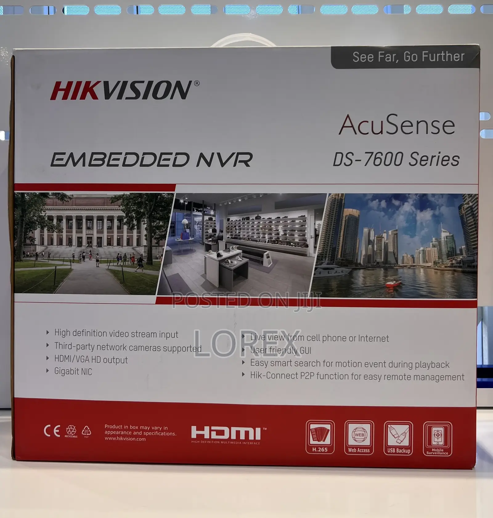 Hikvision 32ch 16p Poe NVR Acusense /8mp 7632nxi-/16p(D)