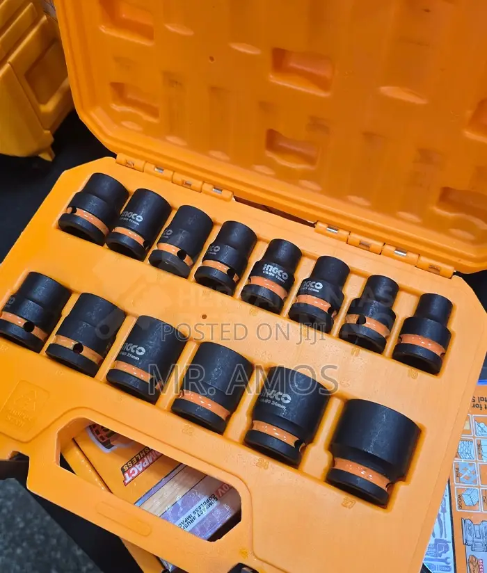 14 Pcs 10mm-27mm 1/2"Dr. Impact Socket Set Hkissd12141