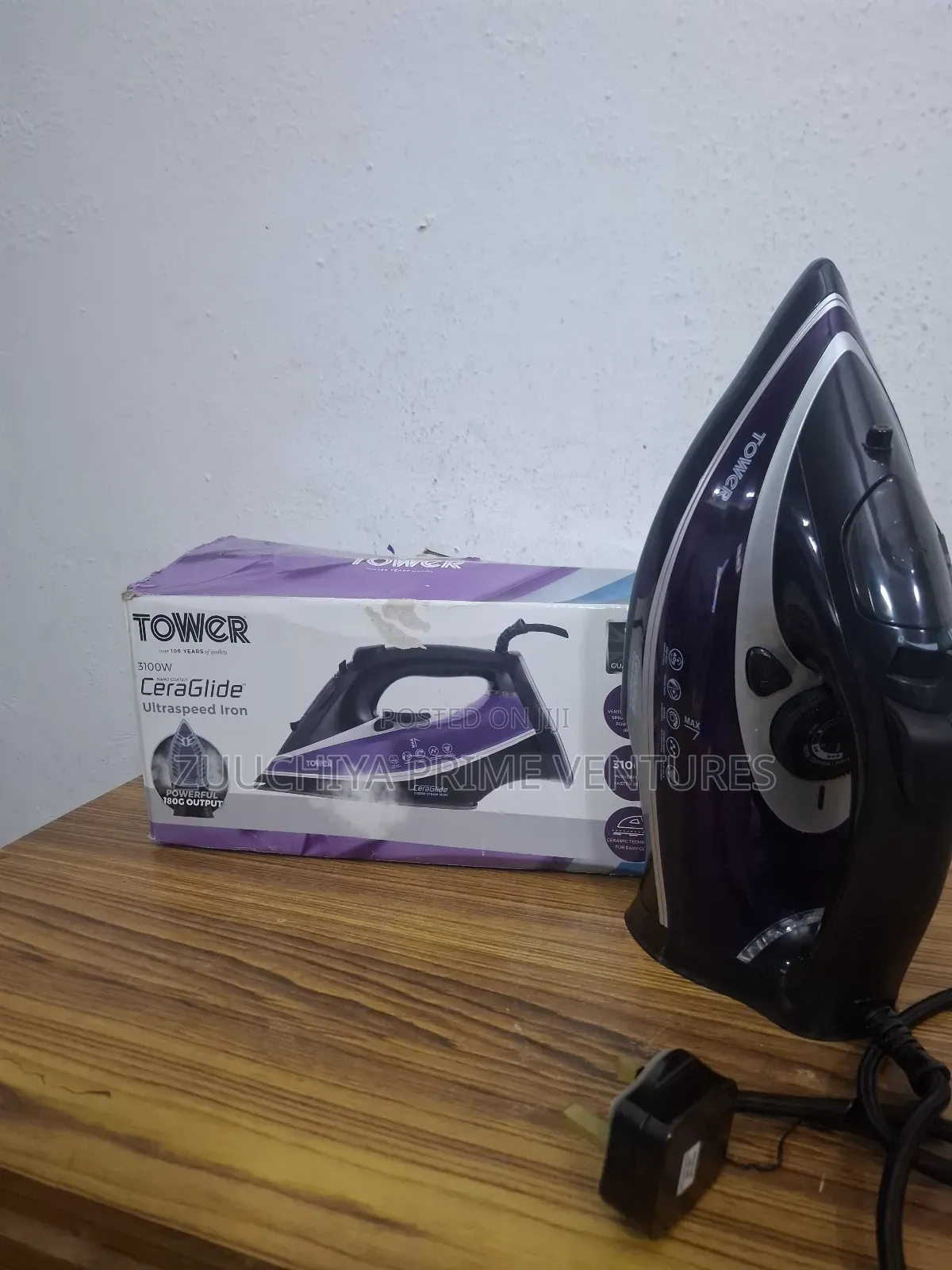 Tower 3100w Ceraglide Steam Iron.. Uk 🇬🇧