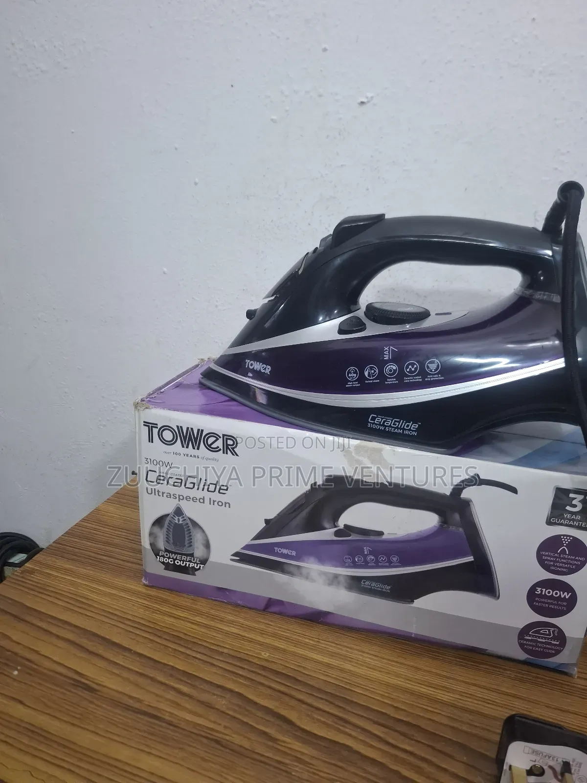 Tower 3100w Ceraglide Steam Iron.. Uk 🇬🇧