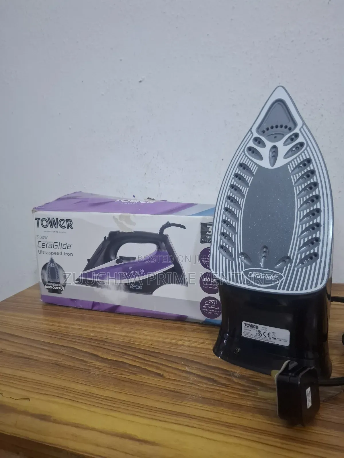 Tower 3100w Ceraglide Steam Iron.. Uk 🇬🇧