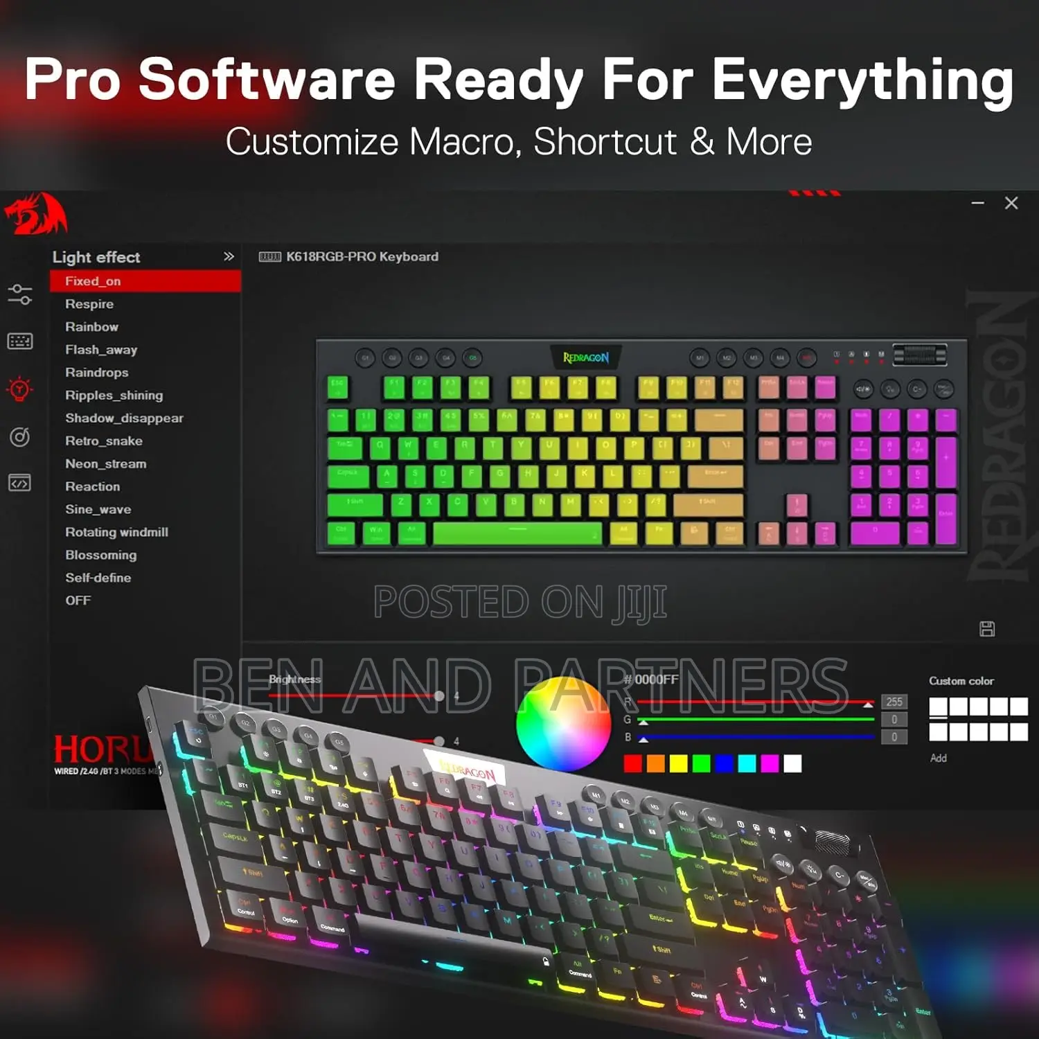Redragon Wireless (2.4ghz, Bluetooth,Wired) Gaming Keyboards