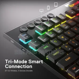 Redragon Wireless (2.4ghz, Bluetooth,Wired) Gaming Keyboards