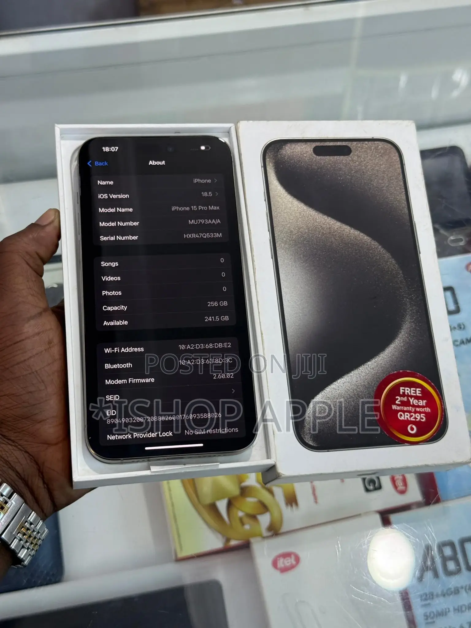 Apple iPhone 15 Pro Max 256 GB Silver