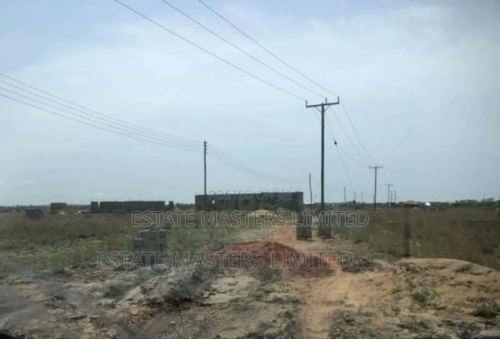 Well Demarcated Estate Plot With Road in-Between, "Prampram