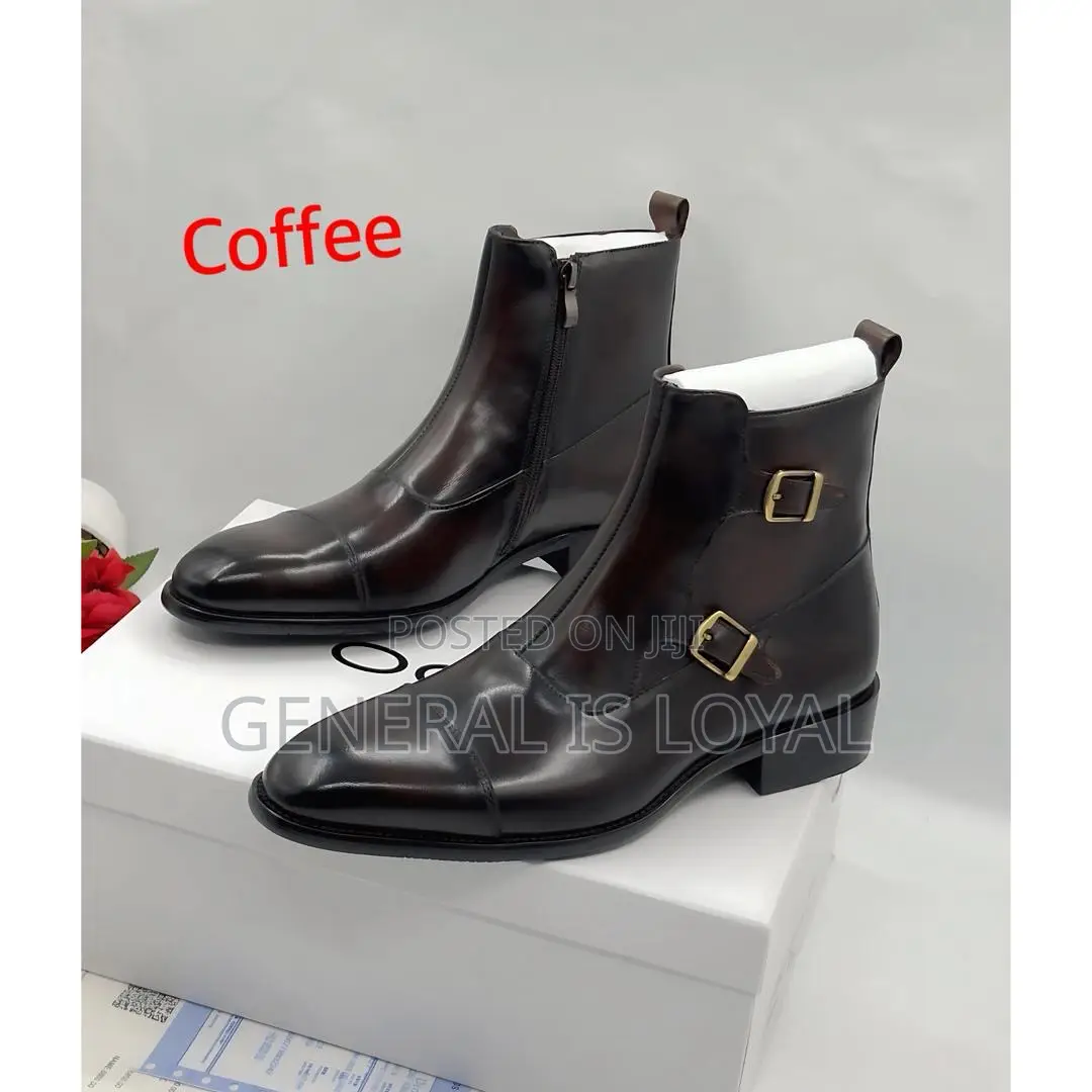 Aldo Boot Coffee Color Zip