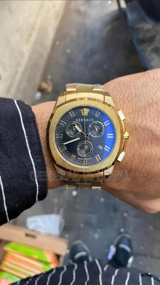 Versace Chronograph Watch Green Dial
