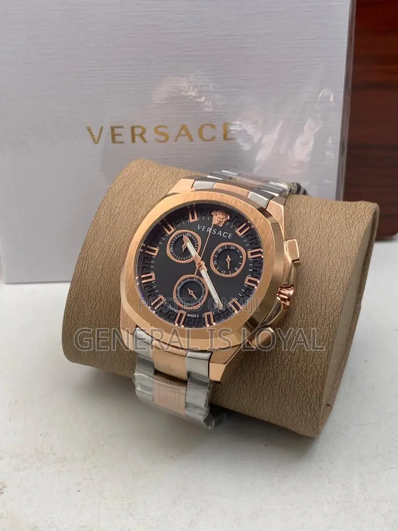 Versace Chronograph Watch Green Dial