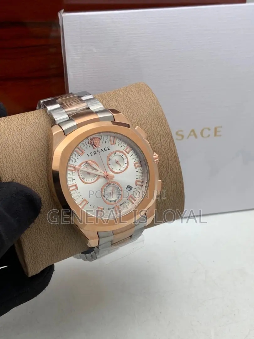 Versace Chronograph Watch Green Dial