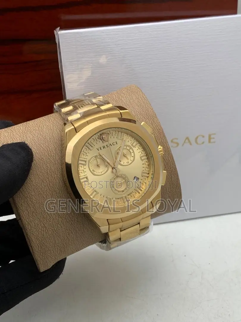 Versace Chronograph Watch Green Dial