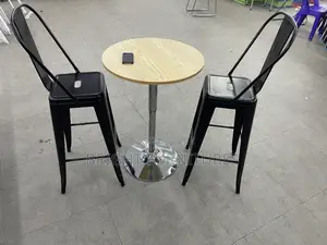 High Quality Unique Bar Table With Two(2) Bar Stools
