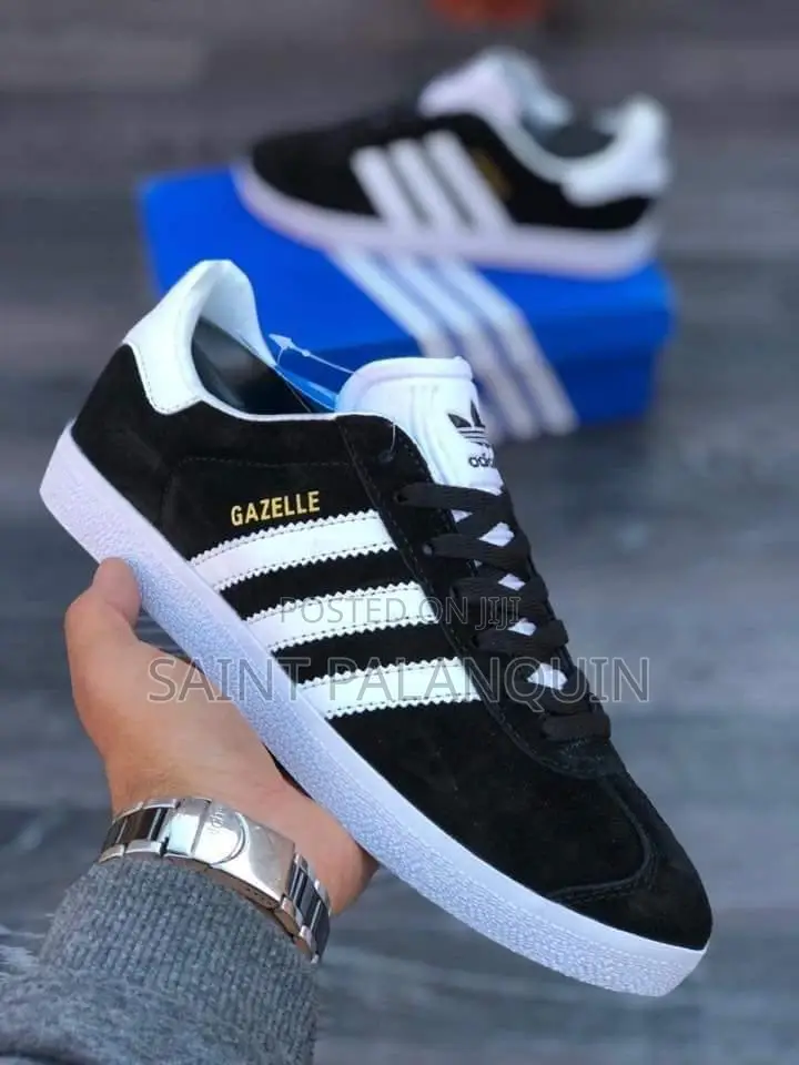 Black&White Adidas Gazelle