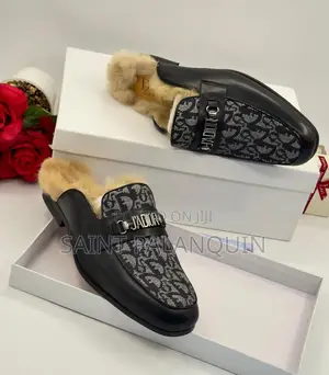 Fluffy Half Shoe