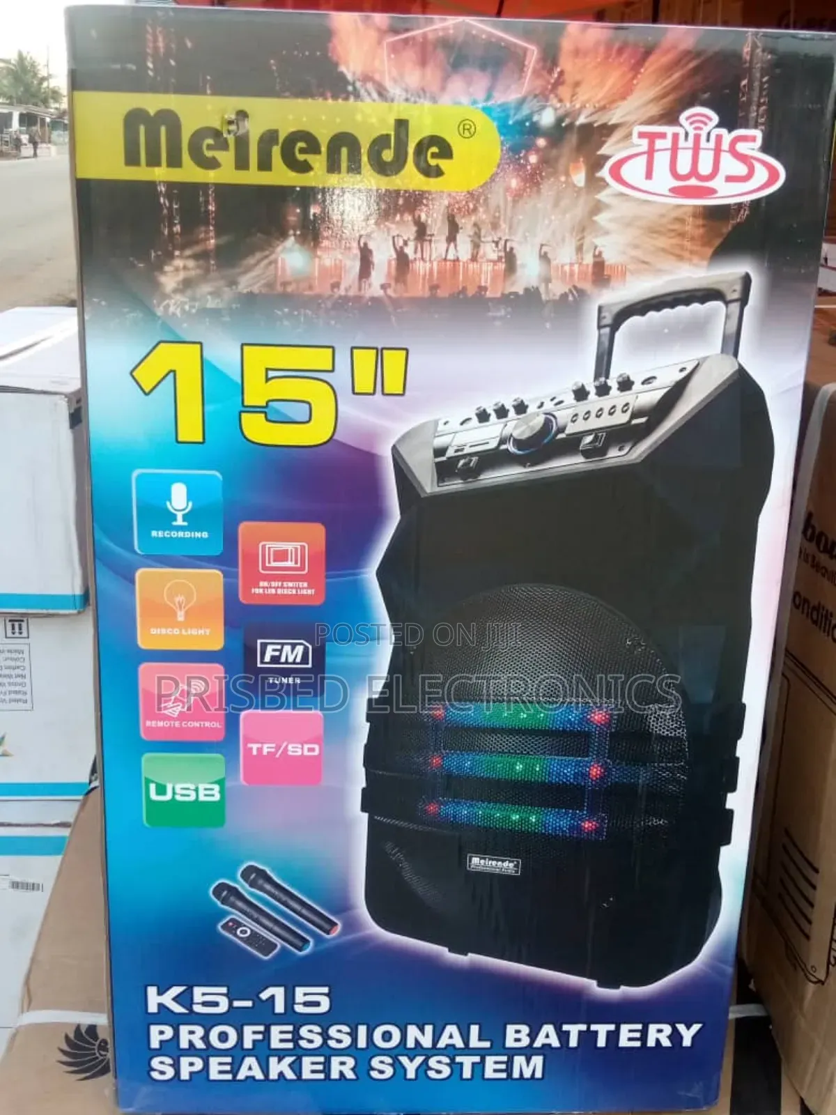 Meirende Durable Speaker 800w With Microphone