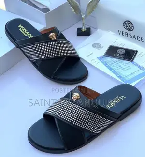 Versace Cross Sandals