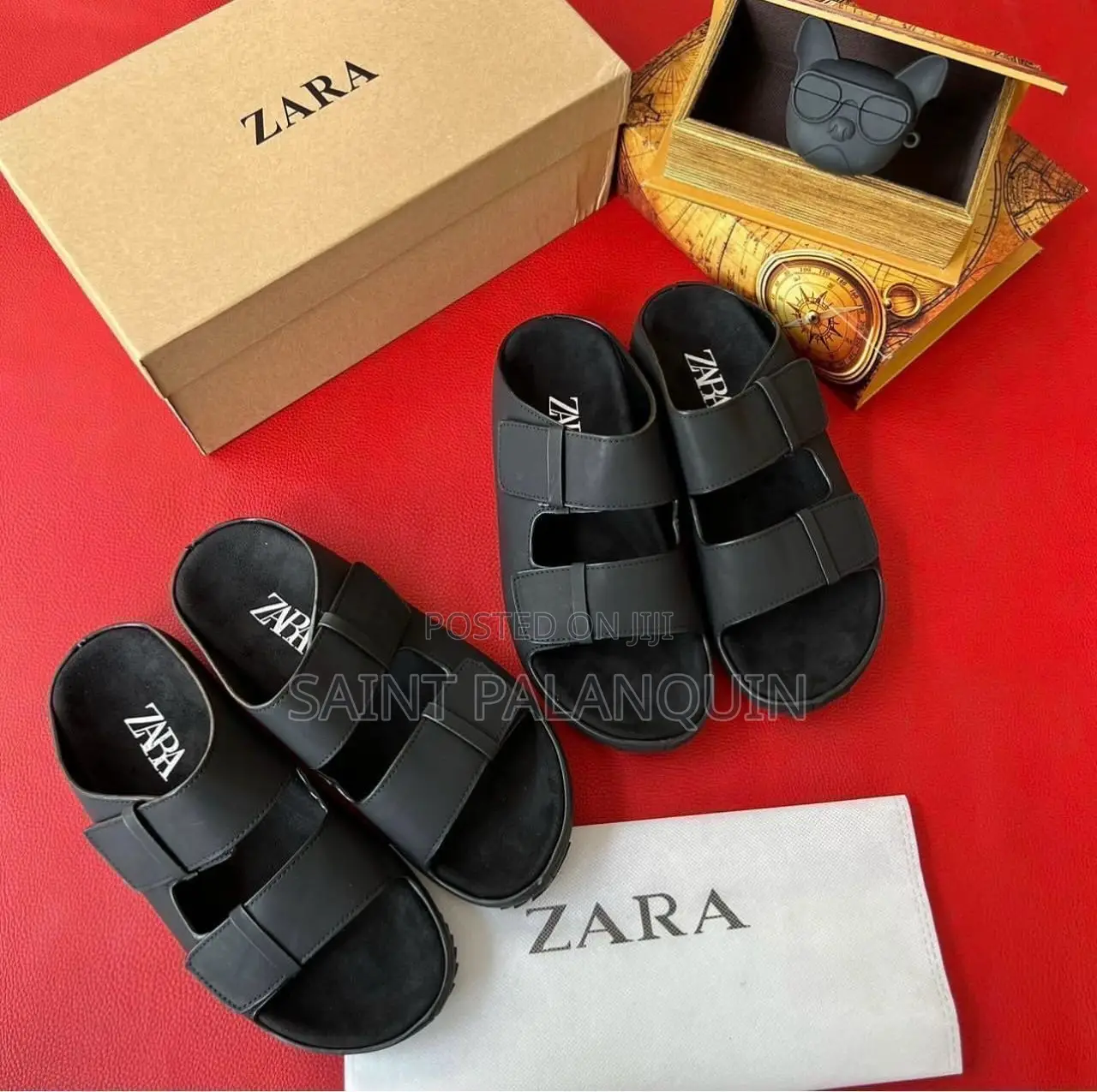 Zara Black Sandals