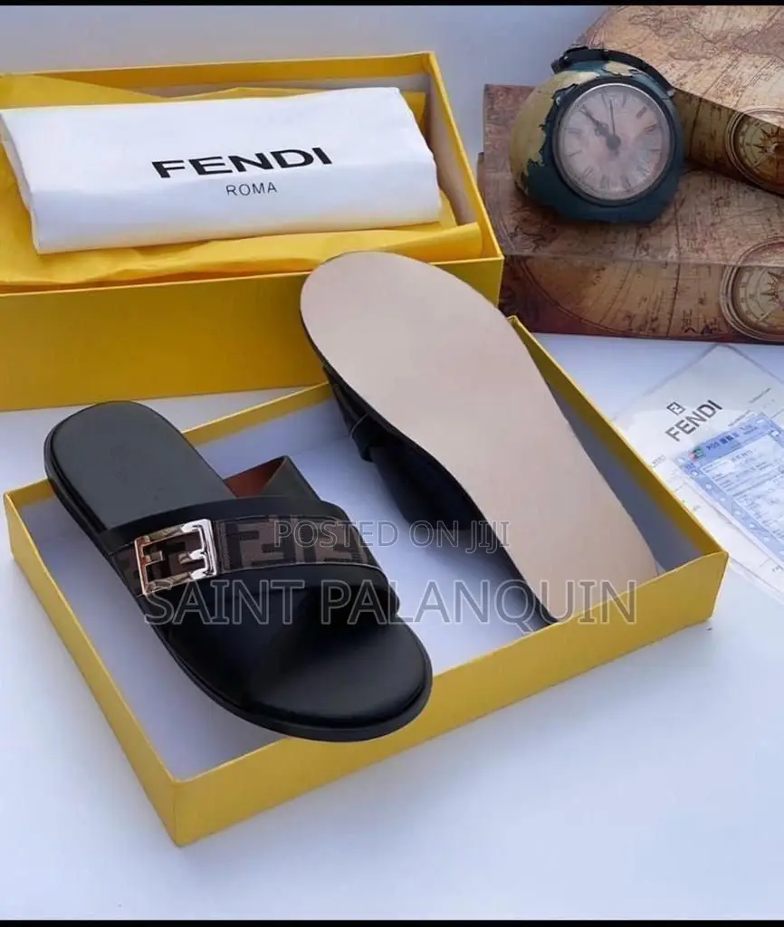 Fendi Cross Sandals