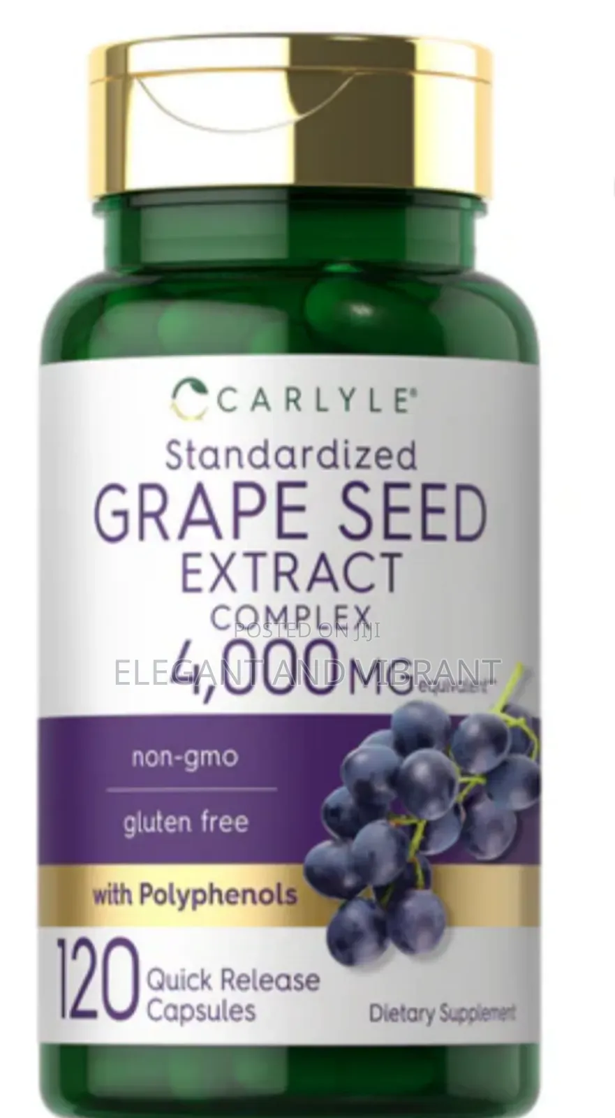 Grape Seed Extract 4,000mg | 120 Capsules